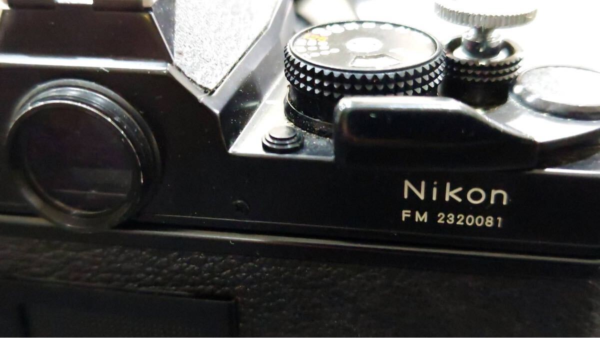 Yahoo!オークション - ニコンFMブラックフィルムカメラ動作未確認現状