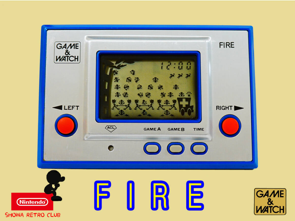 任天堂 ゲームウォッチ ファイア 昭和レトロ倶楽部｜Yahoo!フリマ（旧