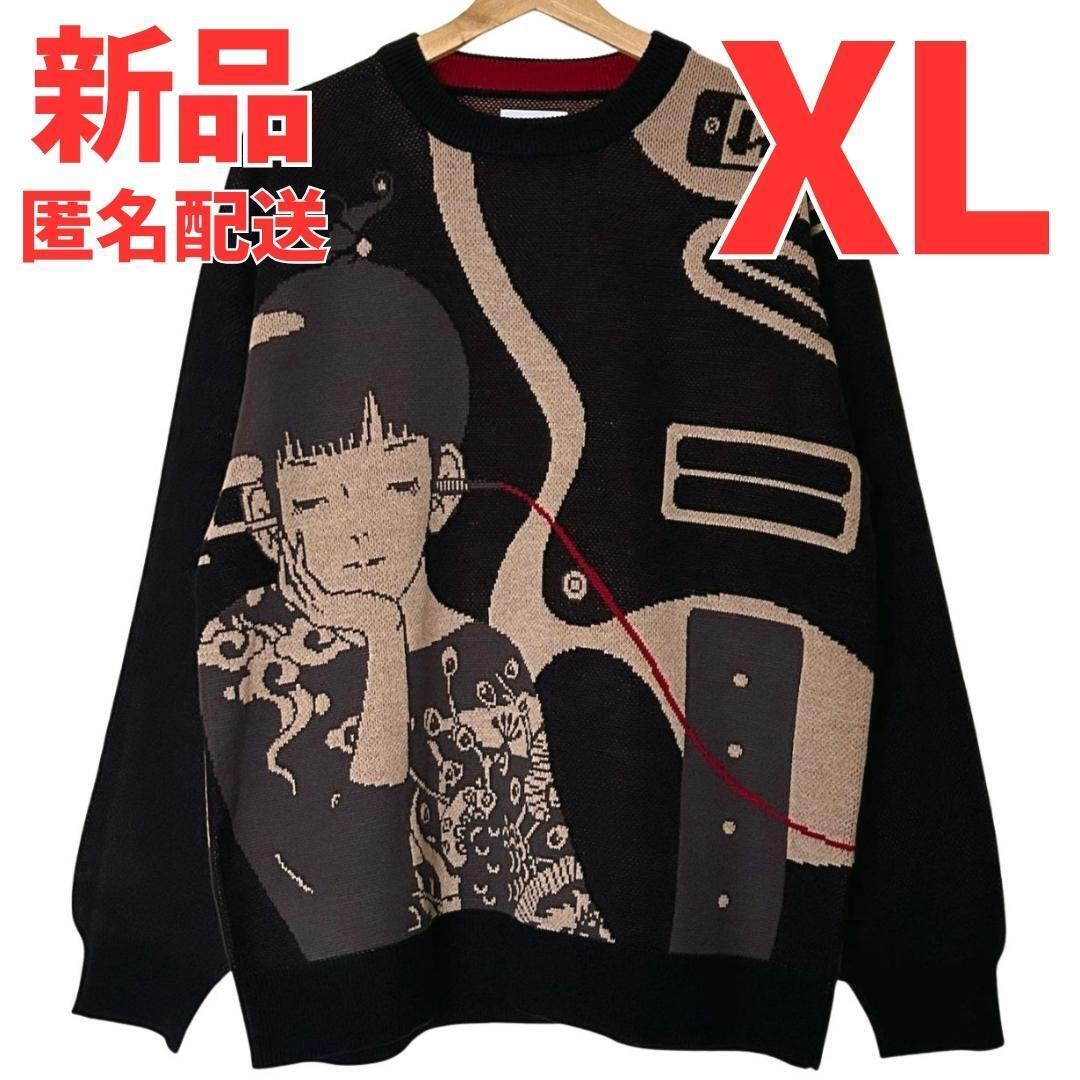 グラニフ 中村佑介 ニット XLサイズ Re 繋がる ウォッシャブルジャ