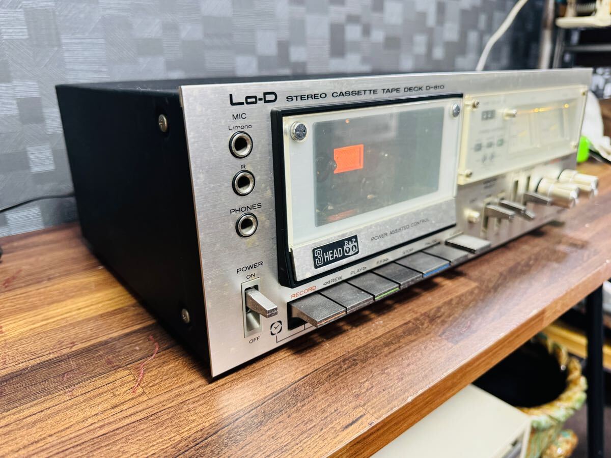 HITACHI 日立 カセット デッキ Lo-D-610 プリメインアンプ オーディオ