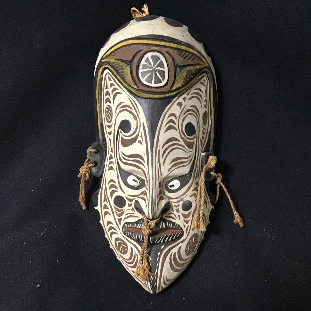 Yahoo!オークション - パプアニューギニア New Guinea マスクお面 木彫