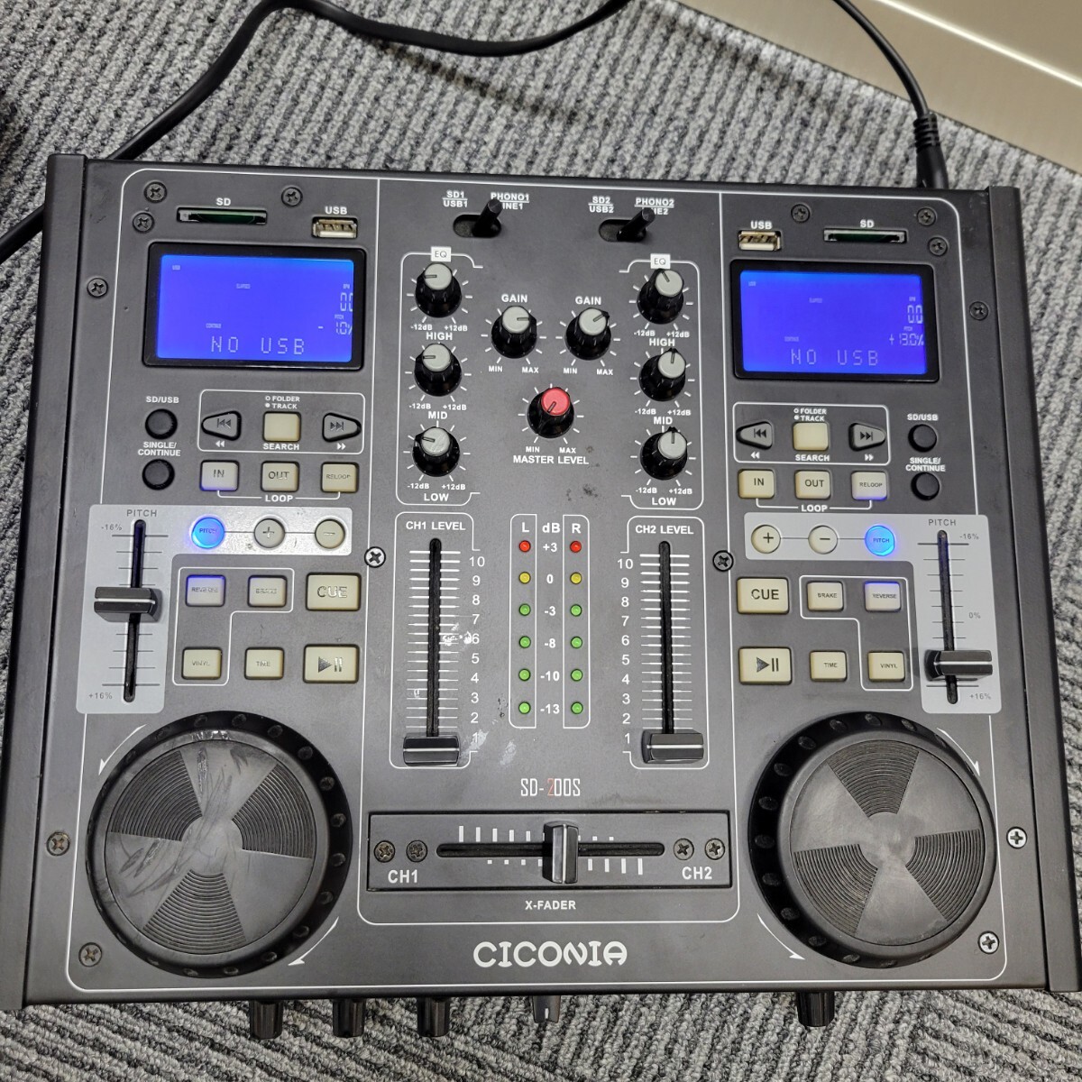 CICONIA SD-200S DJコントローラー CICONIA SD-200S DJコントローラー