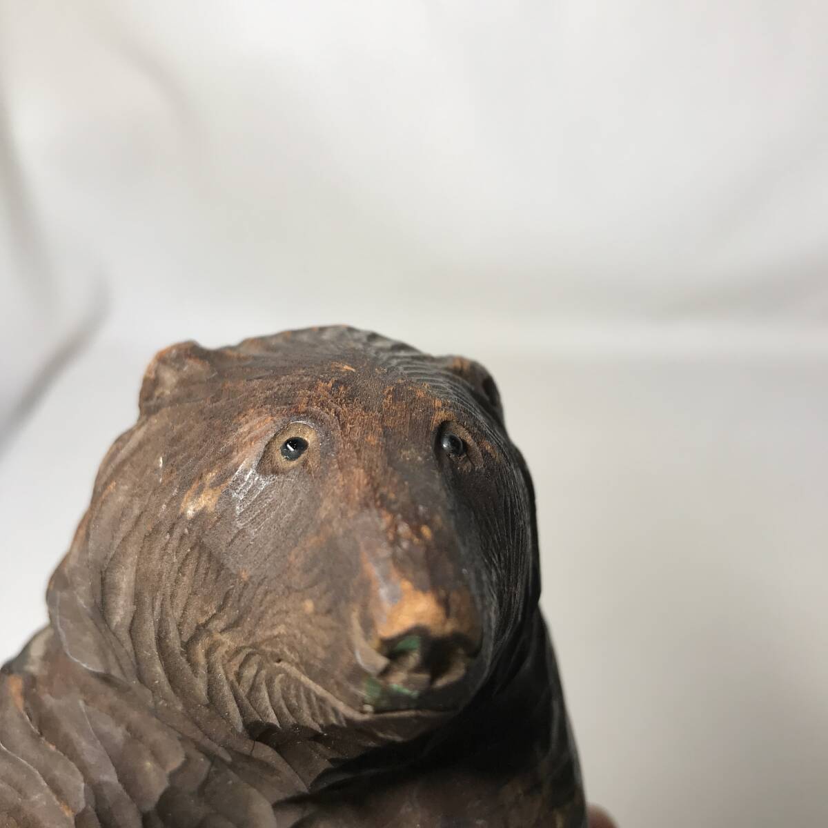 Yahoo!オークション - TL2 木彫り熊 朴瑩 中里伊三郎 やくも印 昭和レ