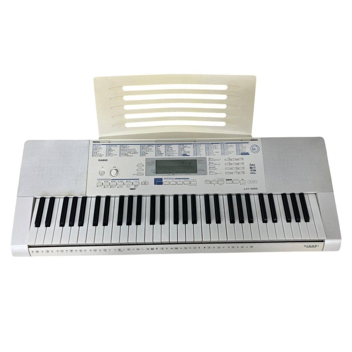 CASIO LK-222 光ナビゲーション キーボード 61鍵 LK-222 | 光