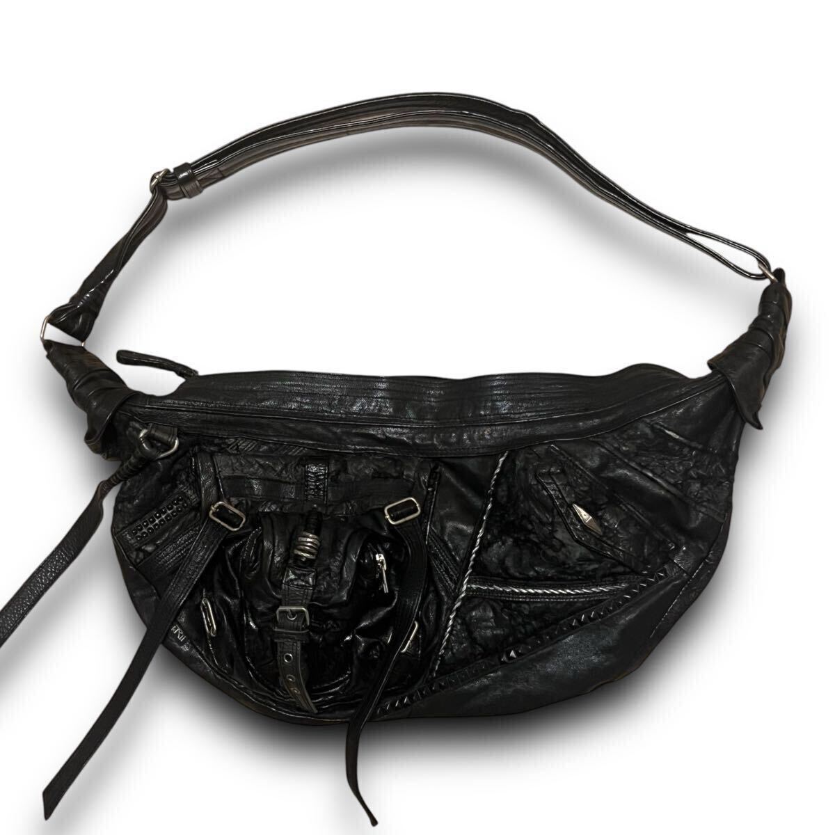 Yahoo!オークション - 00s KMRii Archive Leather Shoulder Bag ifsixw