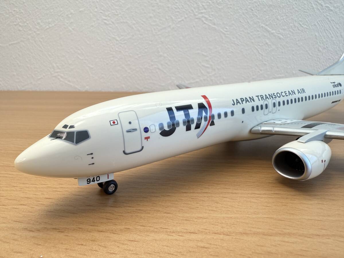 Yahoo!オークション - JAL/JTA B737-400 JA8940 太陽のアーク塗装 1/13