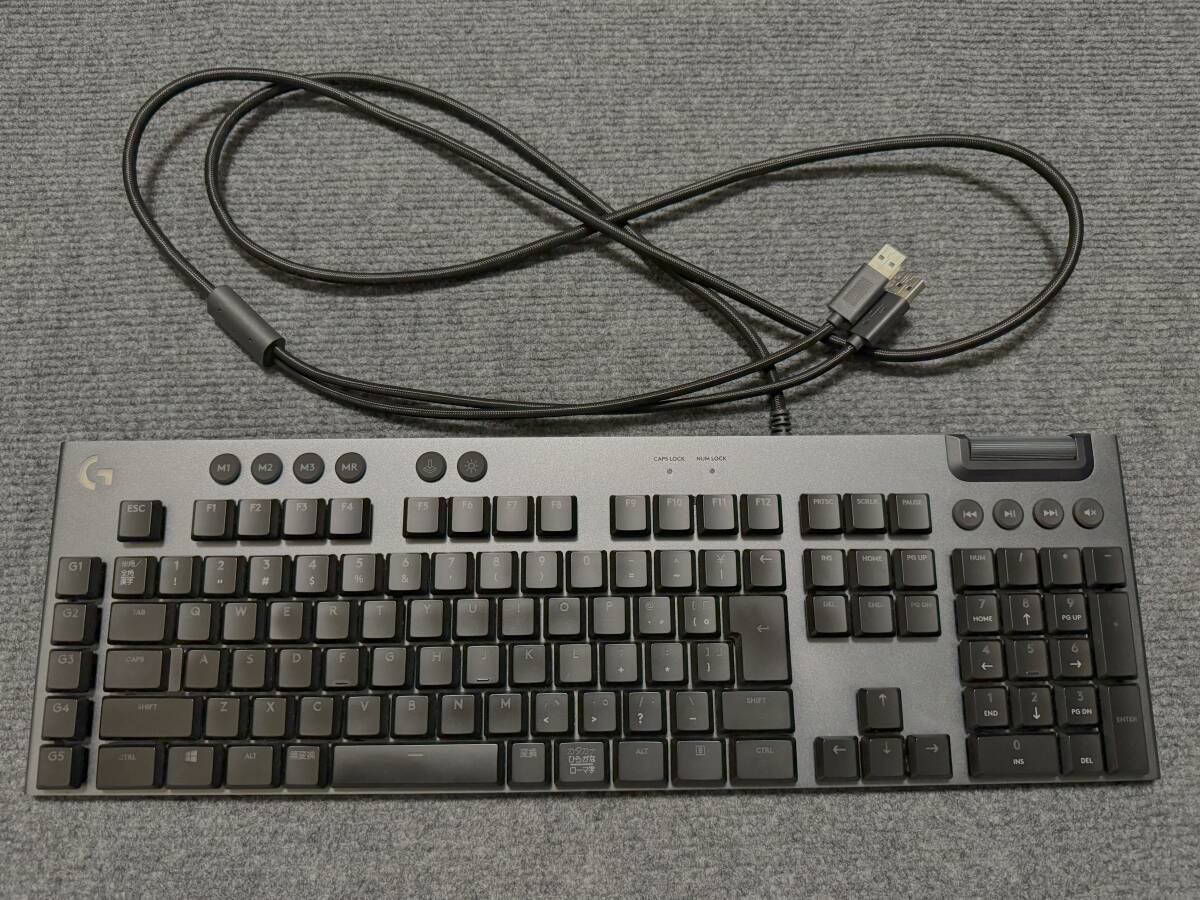 Logicool G ゲーミングキーボード G813-TC 有線 タクタイル 茶軸 薄型