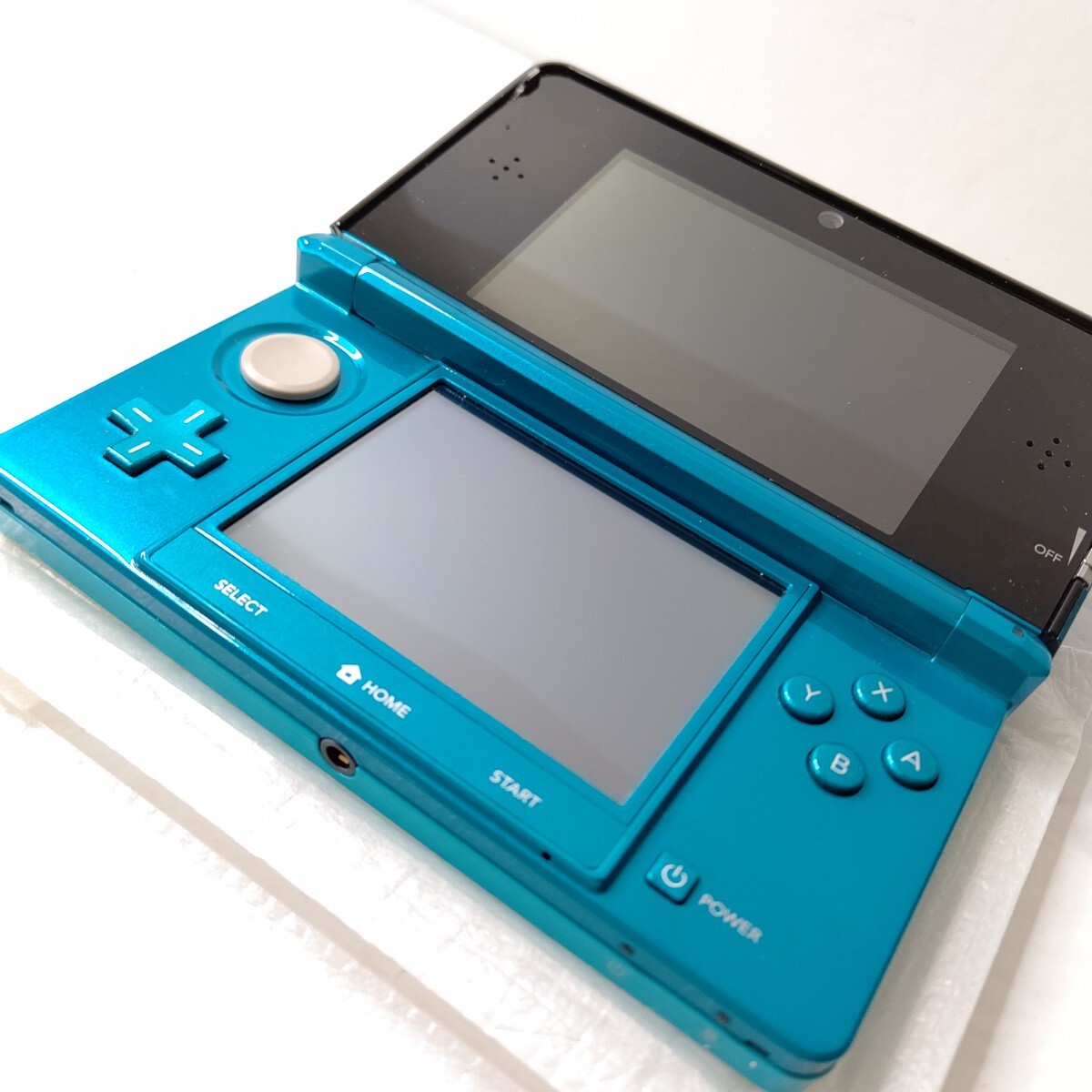 Nintendo ニンテンドー3DS アクアブルー 画面極美品 任天堂 ゲーム機