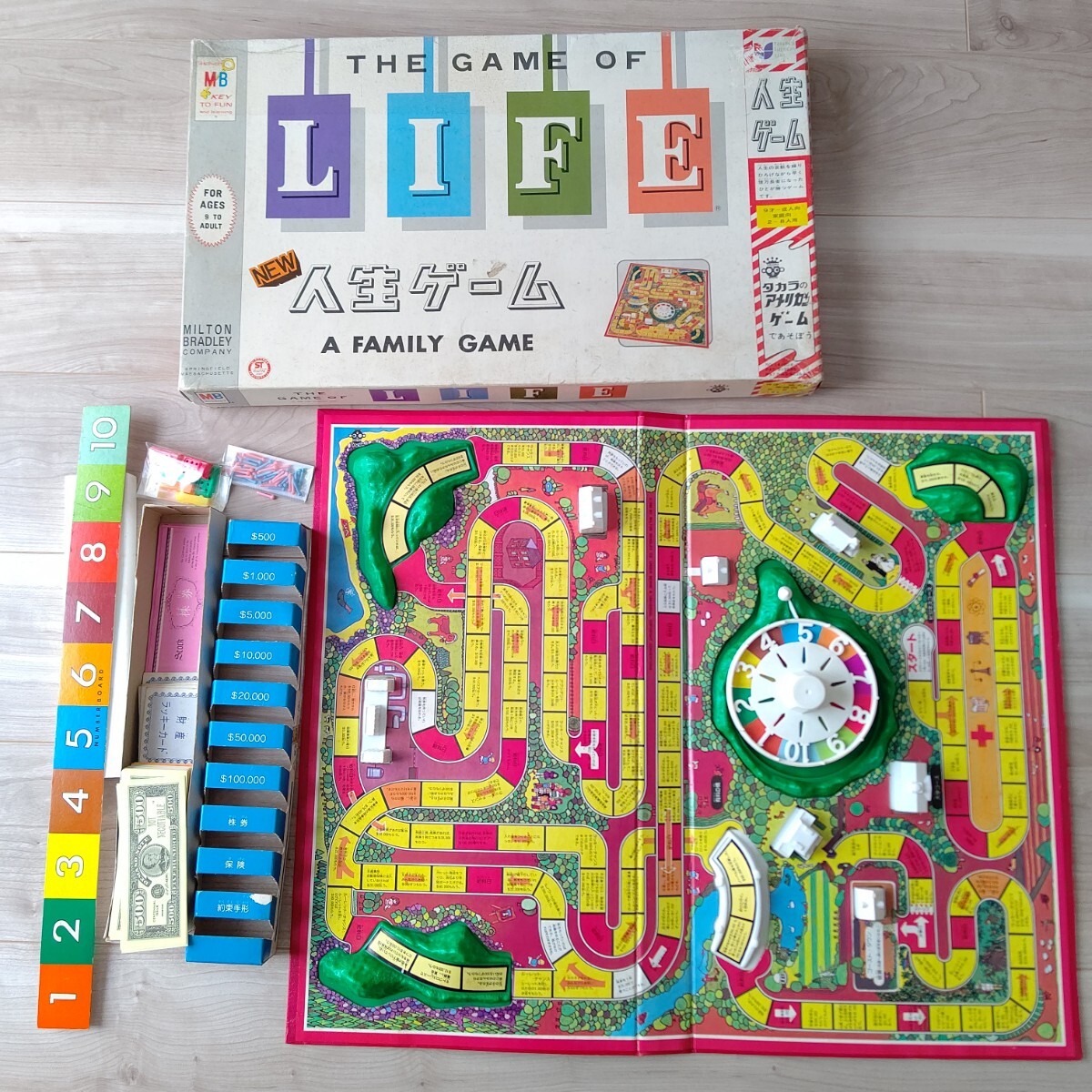 人生ゲーム 3点セット 初代 ドラえもん ダイナミックドリーム タカラ