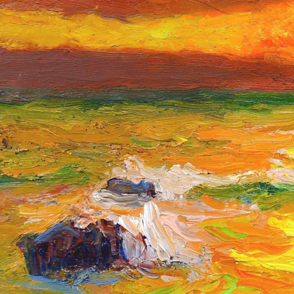 上鈴木正一 油彩画 P6号『三石山からの岩手山』いっきゅう様