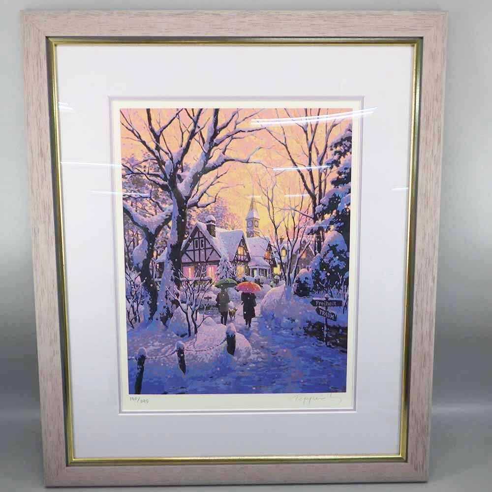 Yahoo!オークション - 笹倉鉄平「パープルスノー」シルクスクリーン 版