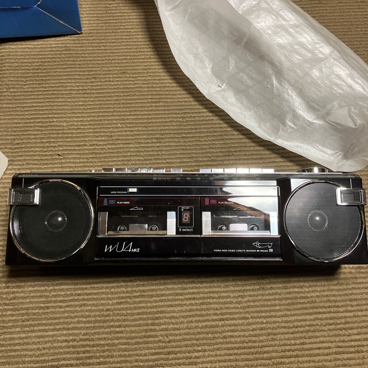 SANYO ダブルラジカセ MR-WU4MKⅡ 箱付 昭和レトロ｜Yahoo!フリマ（旧