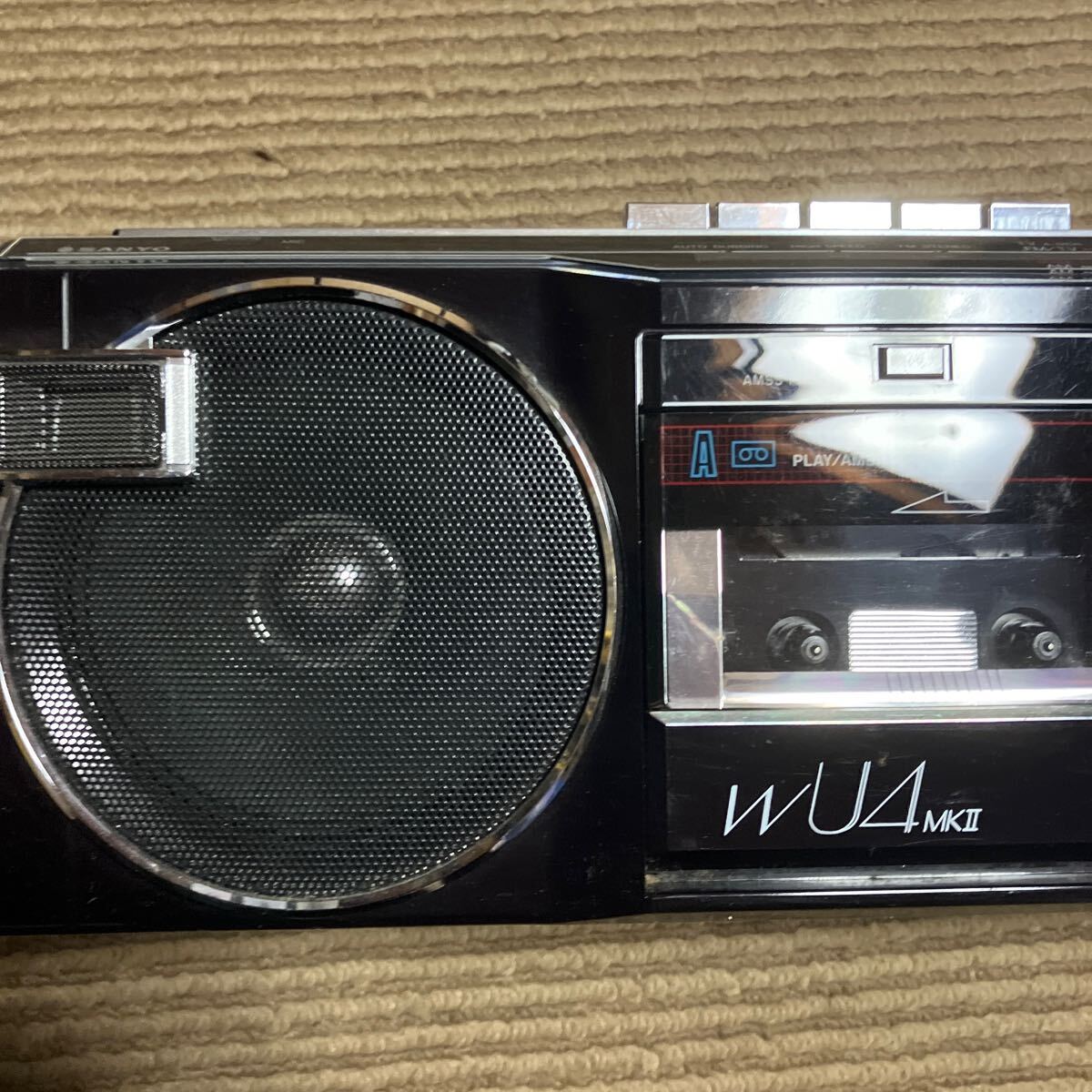 SANYO ダブルラジカセ MR-WU4MKⅡ 箱付 昭和レトロ｜Yahoo!フリマ（旧