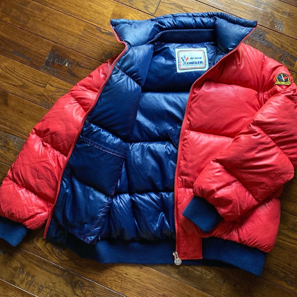 希少美品 80s OLD MONCLER モンクレール レディース ダウンジャケット