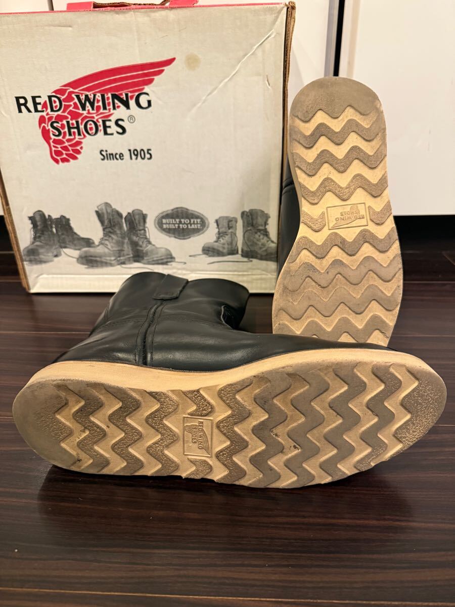 美品 箱付 9 5E RED WING 8169 PECOS レッドウィング ペコス ブーツ 黒