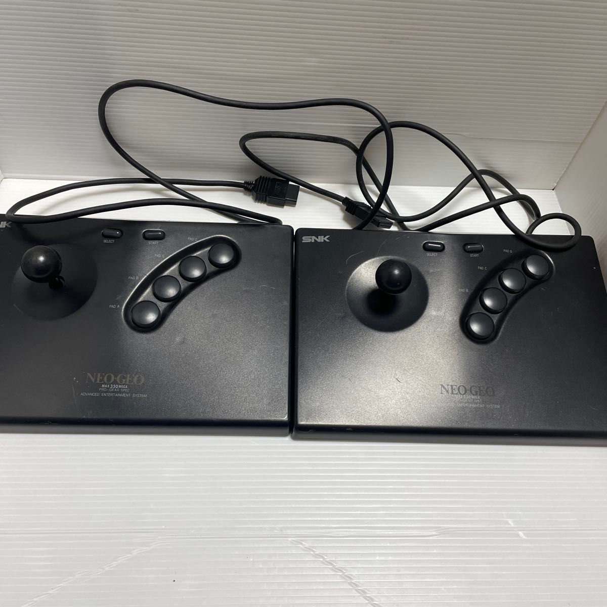 ジャンク ネオジオ NEOGEO アーケードスティック コントローラー 2個