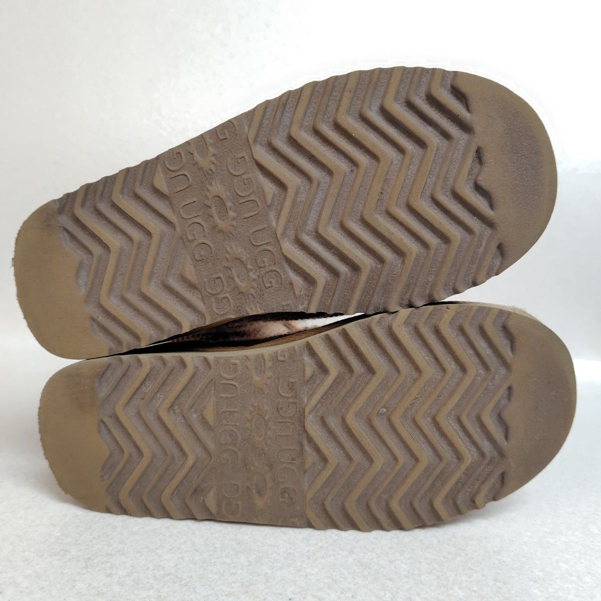 UGG アグ ニットブーツ 24cm ロング ムートン ベージュ｜Yahoo!フリマ