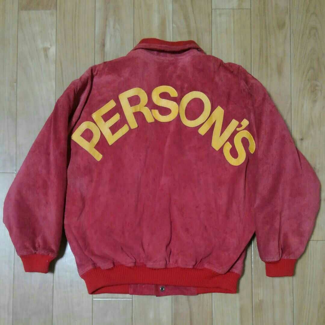 Yahoo!オークション - パーソンズ PERSON'S スタジャン スエード 赤黄