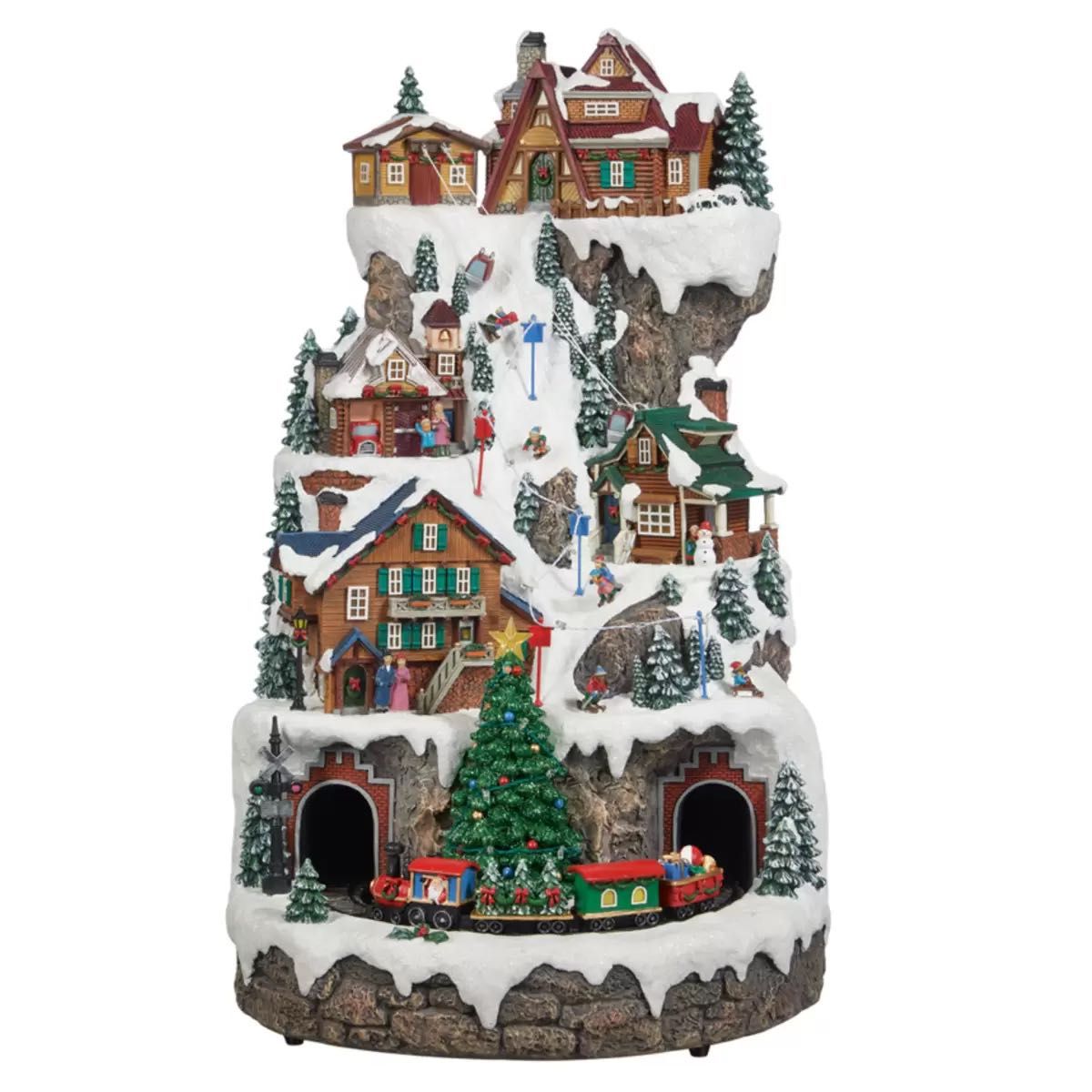 新品未開封 コストコ クリスマスデコレーションオルゴール スキー