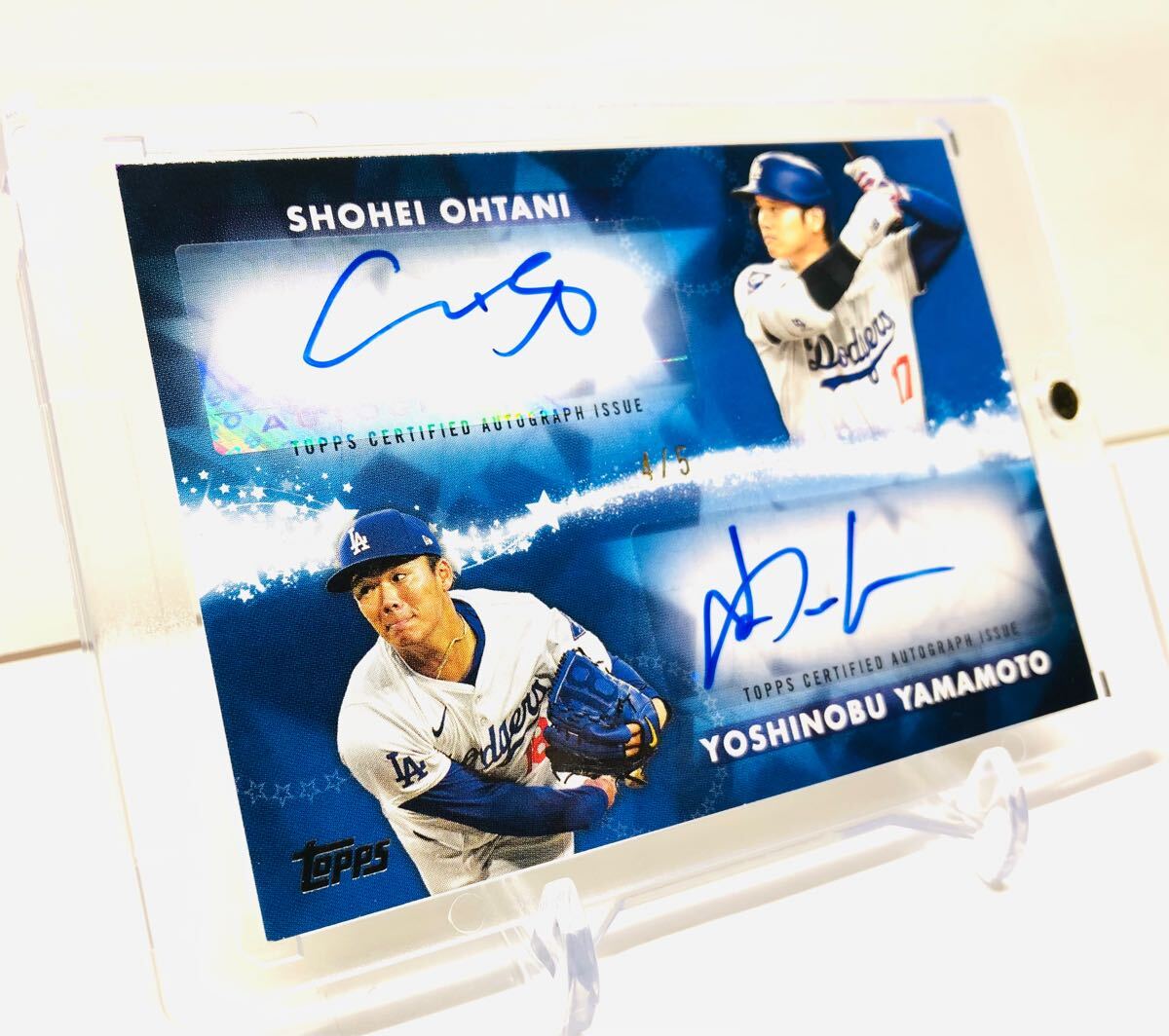 Yahoo!オークション - 《5枚限定 4/5》大谷翔平 山本由伸 2024 Topps U