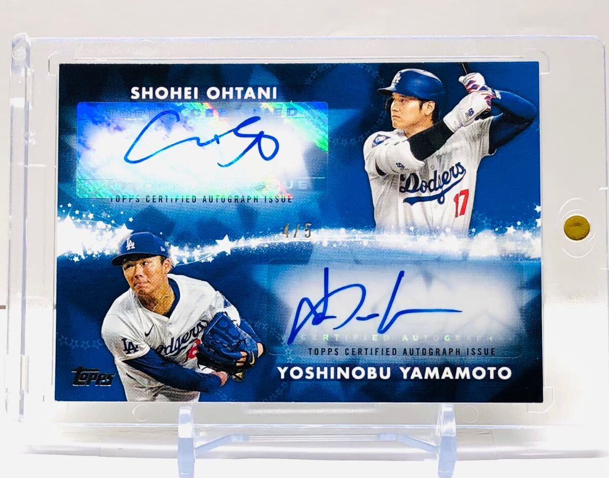 Yahoo!オークション - 《5枚限定 4/5》大谷翔平 山本由伸 2024 Topps U