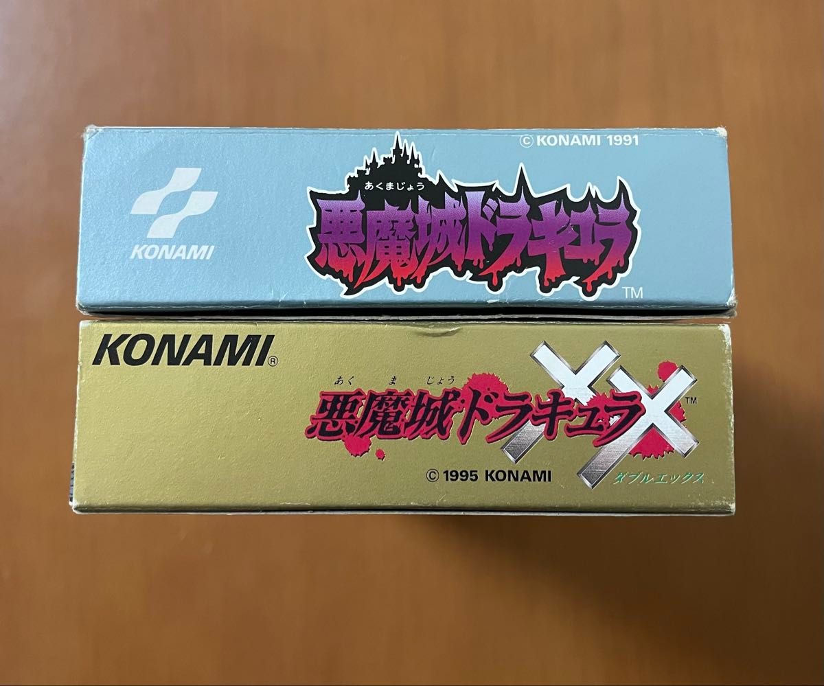 激レア KONAMI 悪魔城ドラキュラ・悪魔城ドラキュラX X( ダブル