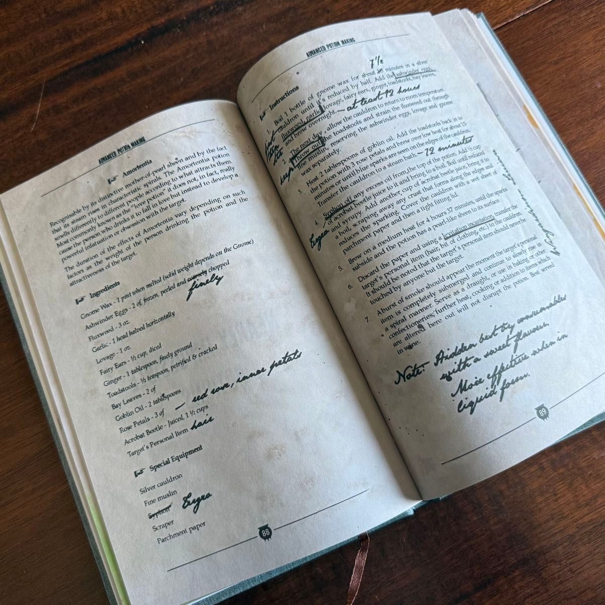 未使用品】 ハリーポッター 魔法薬学 教科書 中身入り スネイプ