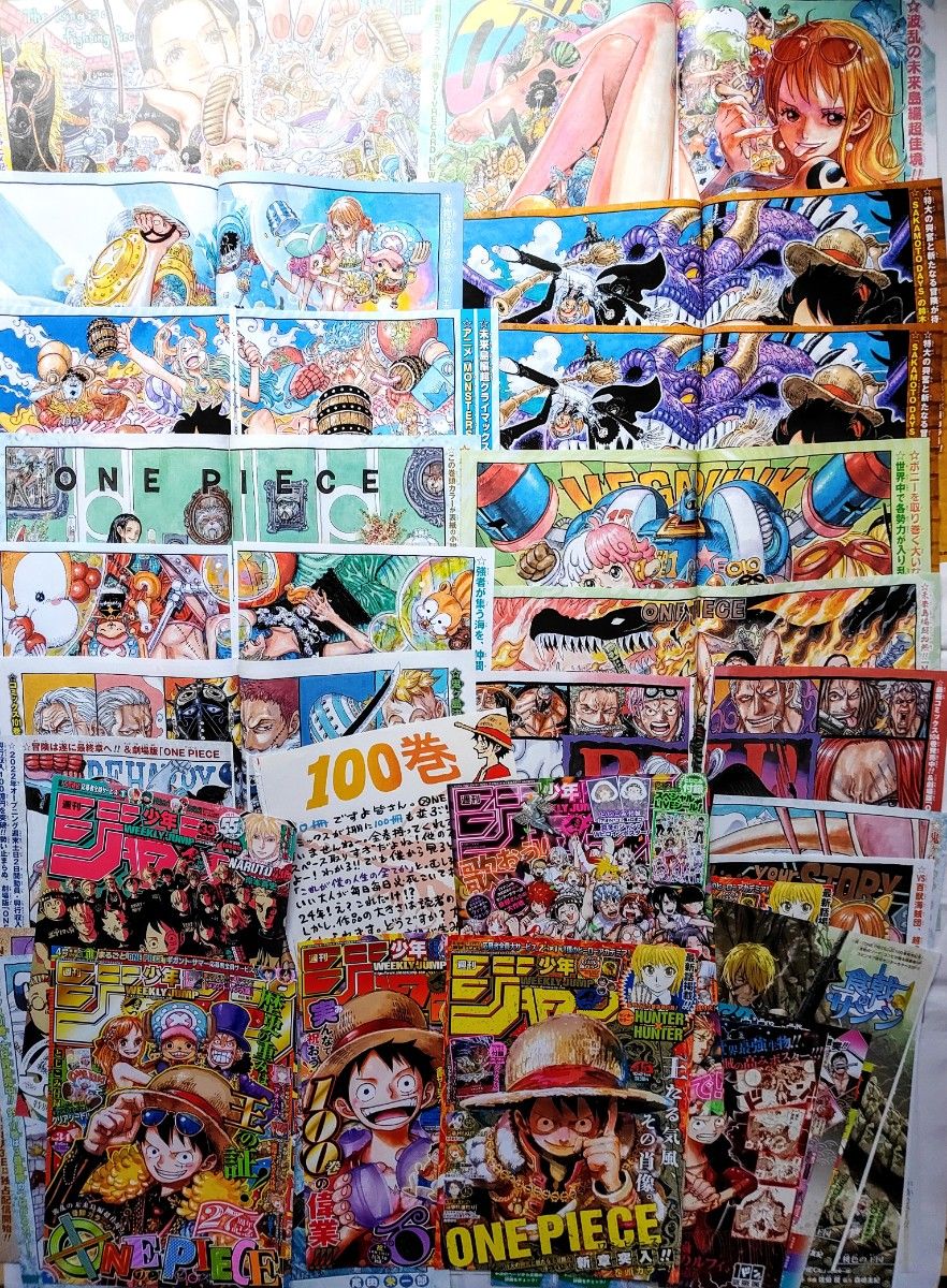 ONEPIECE ワンピース 切り抜き カラーページ ポスター 表紙 週刊少年