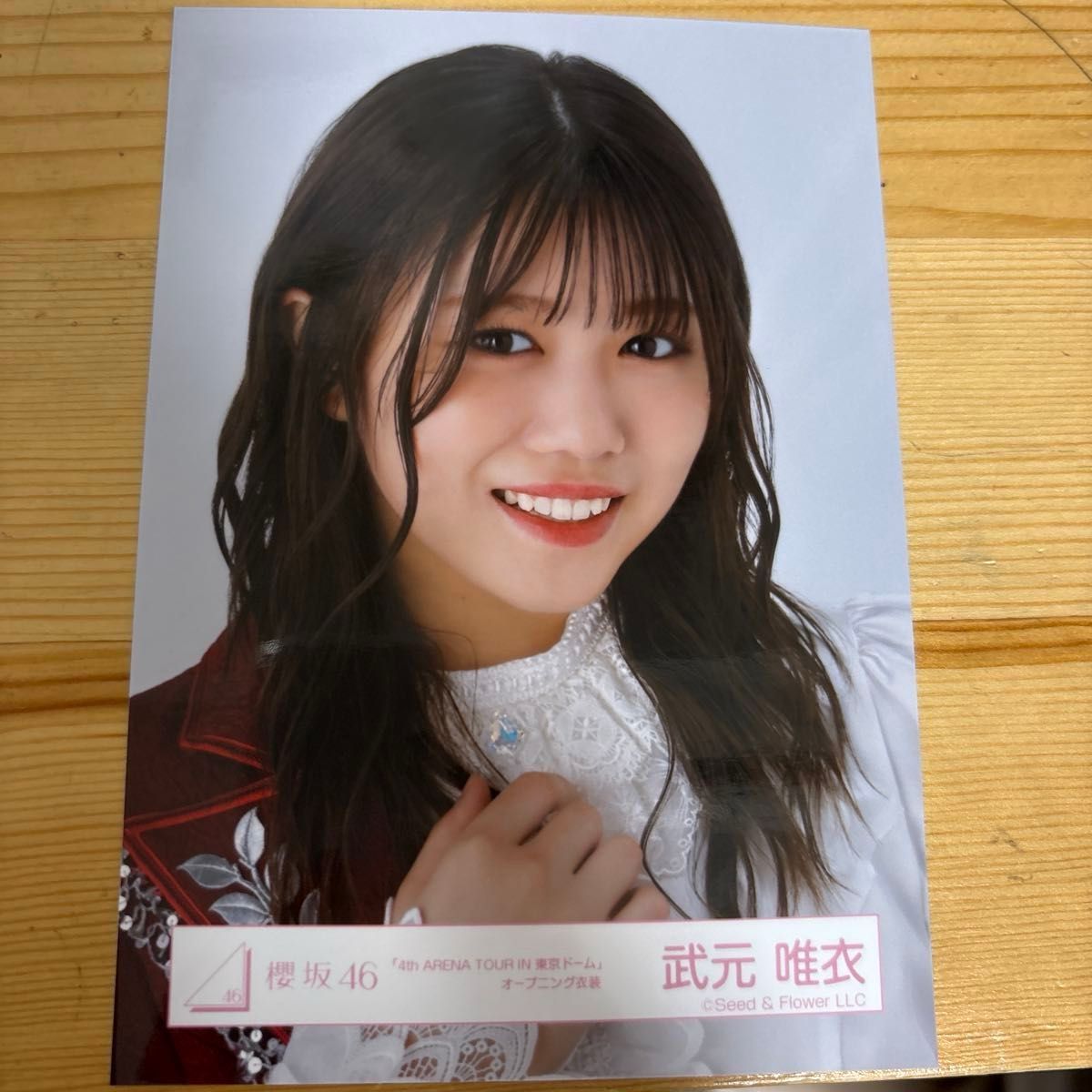 武元唯衣 生写真 ヨリ ヒキ 櫻坂46 東京ドーム 王子様衣装｜Yahoo