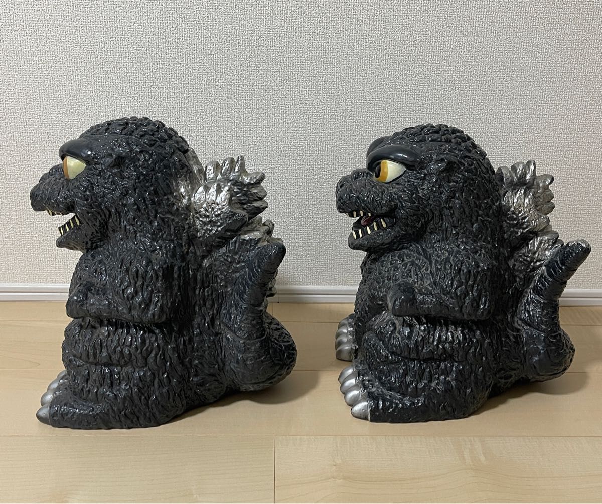 希少レア ゴジラ デフォルメフィギュア ビッグ貯金箱 1994 GODZILLA