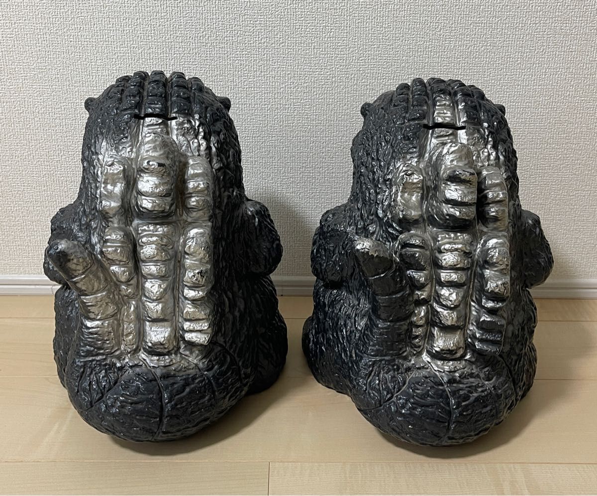希少レア ゴジラ デフォルメフィギュア ビッグ貯金箱 1994 GODZILLA