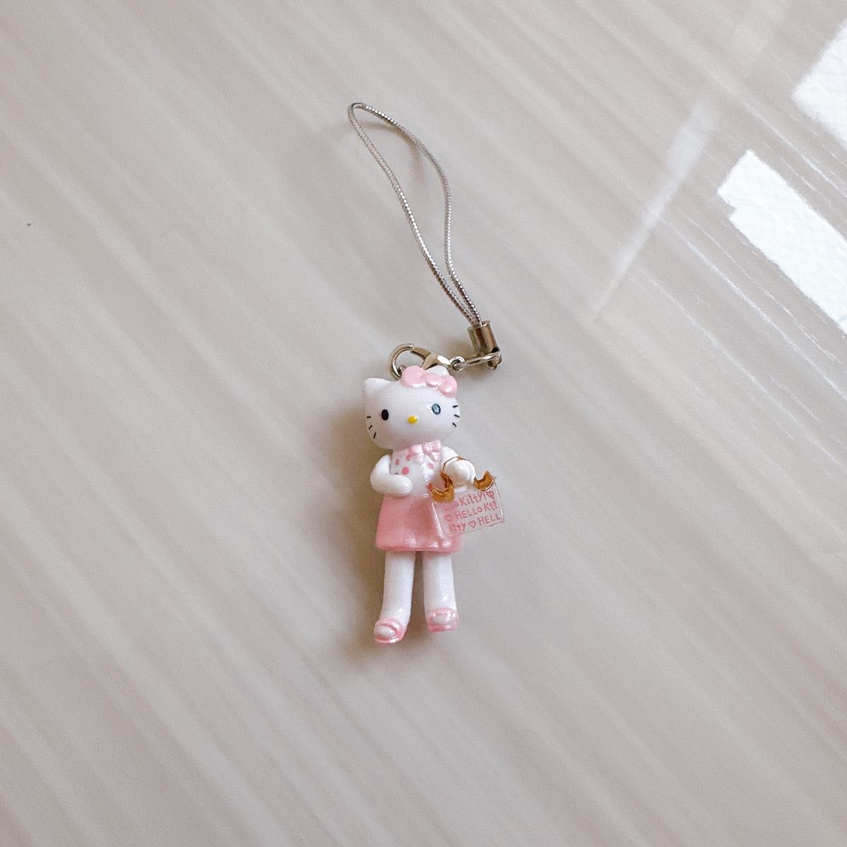 激レア ハローキティ ストラップ KITTY＆MIMMY 28周年 ねつけ 激レア