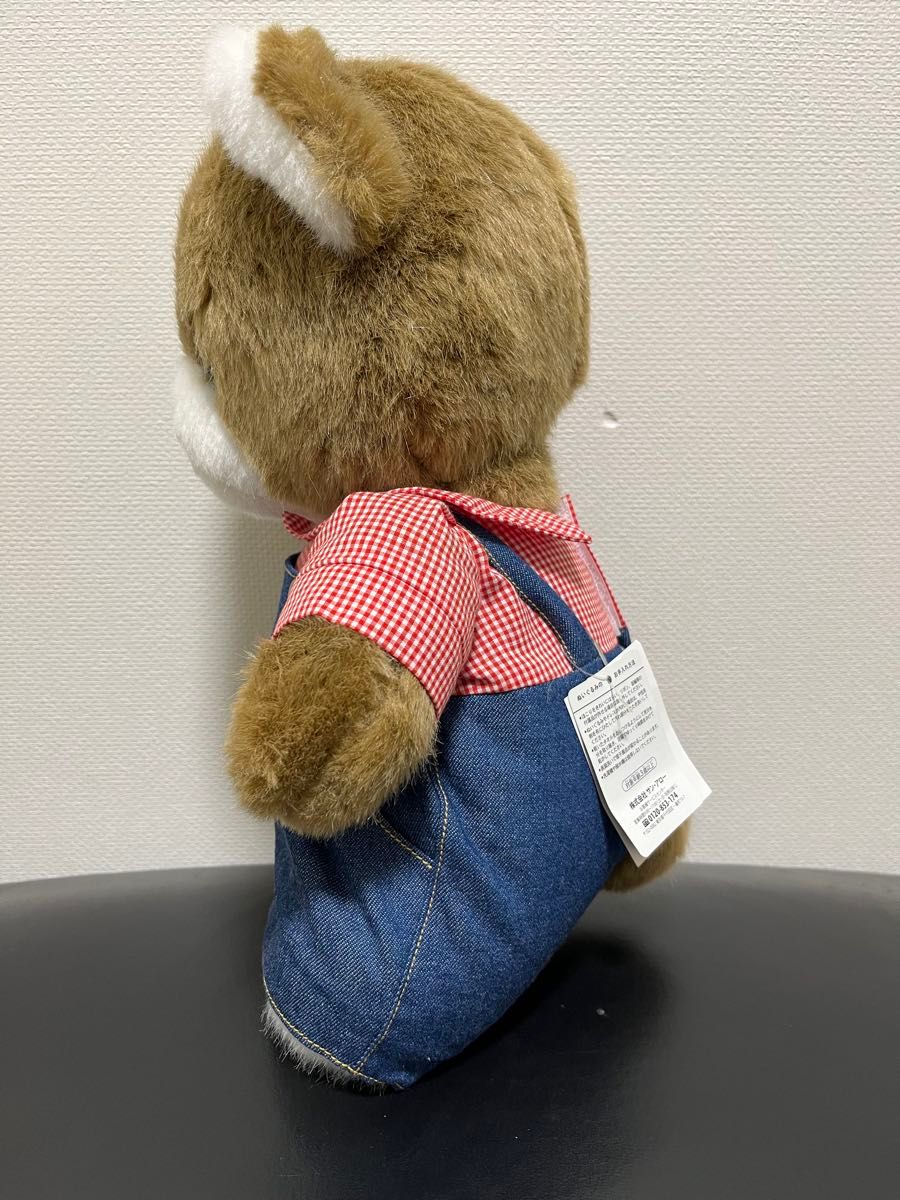 サンアロー くま マック L ぬいぐるみ ギンガムチェック｜Yahoo!フリマ