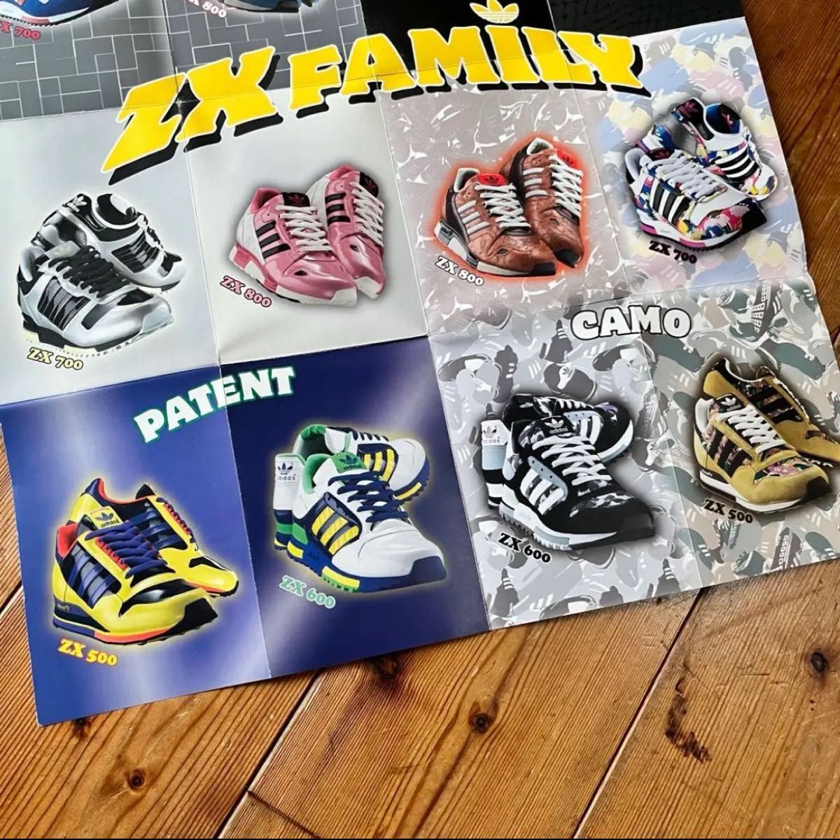 adidas ZX ZXFAMILY ポスター A2 ヴィンテージ adidasoriginals｜Yahoo