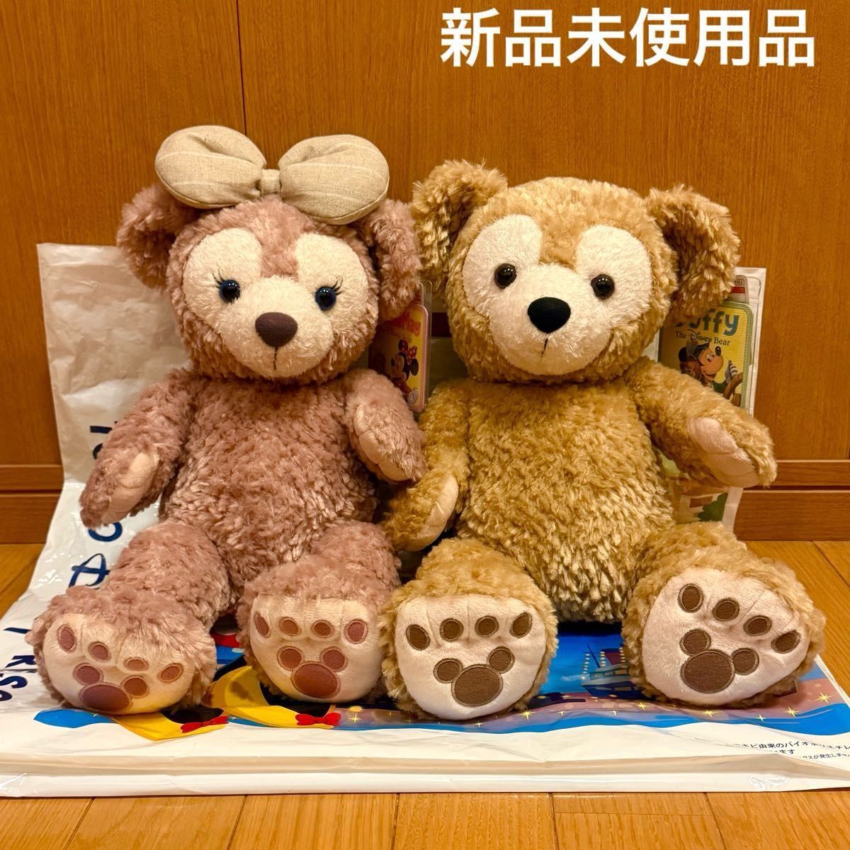 新品未使用品】ダッフィー シェリーメイ ぬいぐるみ JCB特典