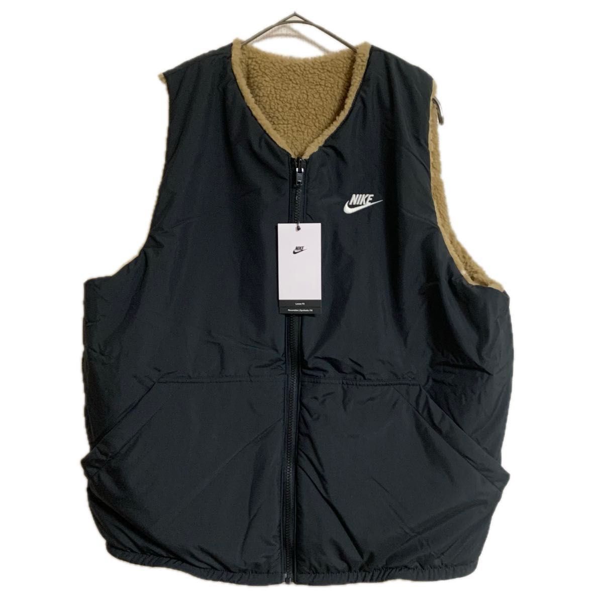 NIKE ナイキ フリースベスト ボアベスト リバーシブル 新品 XXL