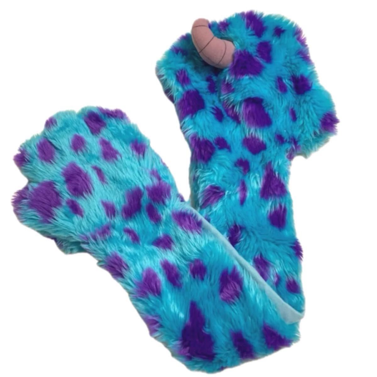 ディズニー サリー ファンキャップ マフラー 手袋付き 帽子 被り物