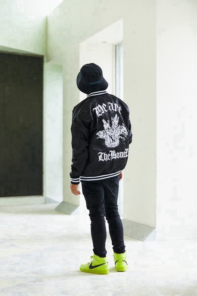 The BONEZ TEAM STADIUM JACKET Majestic コラボ スタジャン｜Yahoo