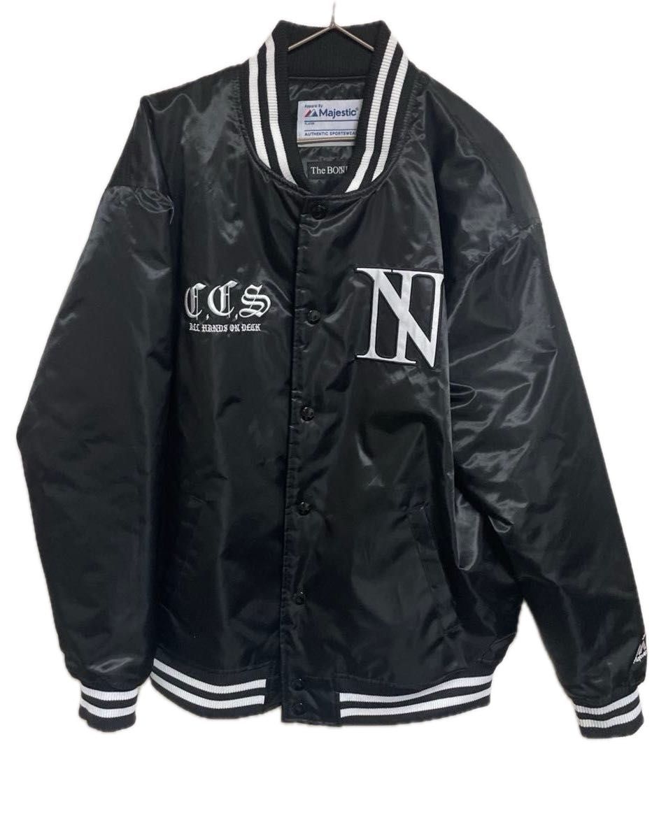 The BONEZ TEAM STADIUM JACKET Majestic コラボ スタジャン｜Yahoo