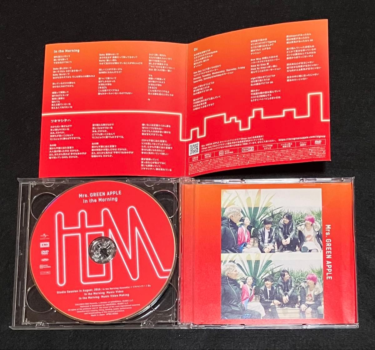 Mrs GREEN APPLE シングル In the Morning 初回盤 CD DVD cw