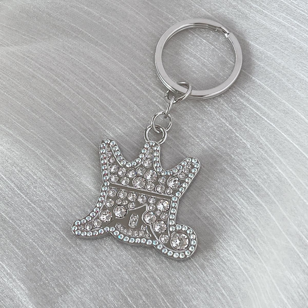 新品未使用】嵐を旅する展覧会 スワロフスキーキーホルダー ゴールド