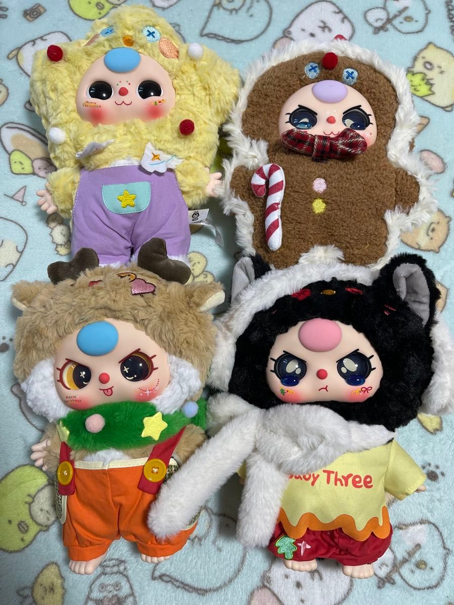Baby three big 400%体シリーズ クリスマス限定 4点セット ぬいぐるみ