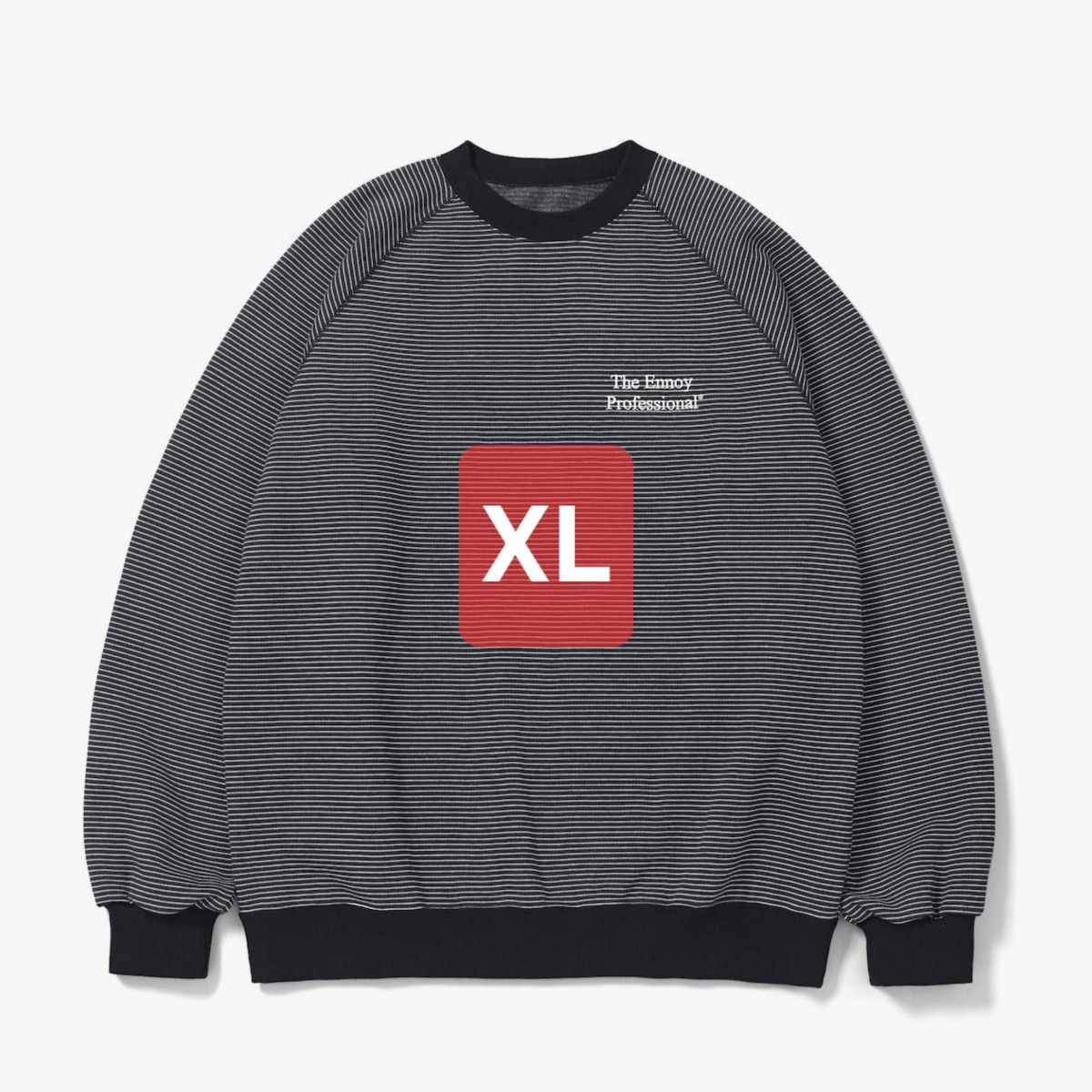 ENNOY BORDER CREW NECK SWEAT エンノイ ボーダー クルーネック