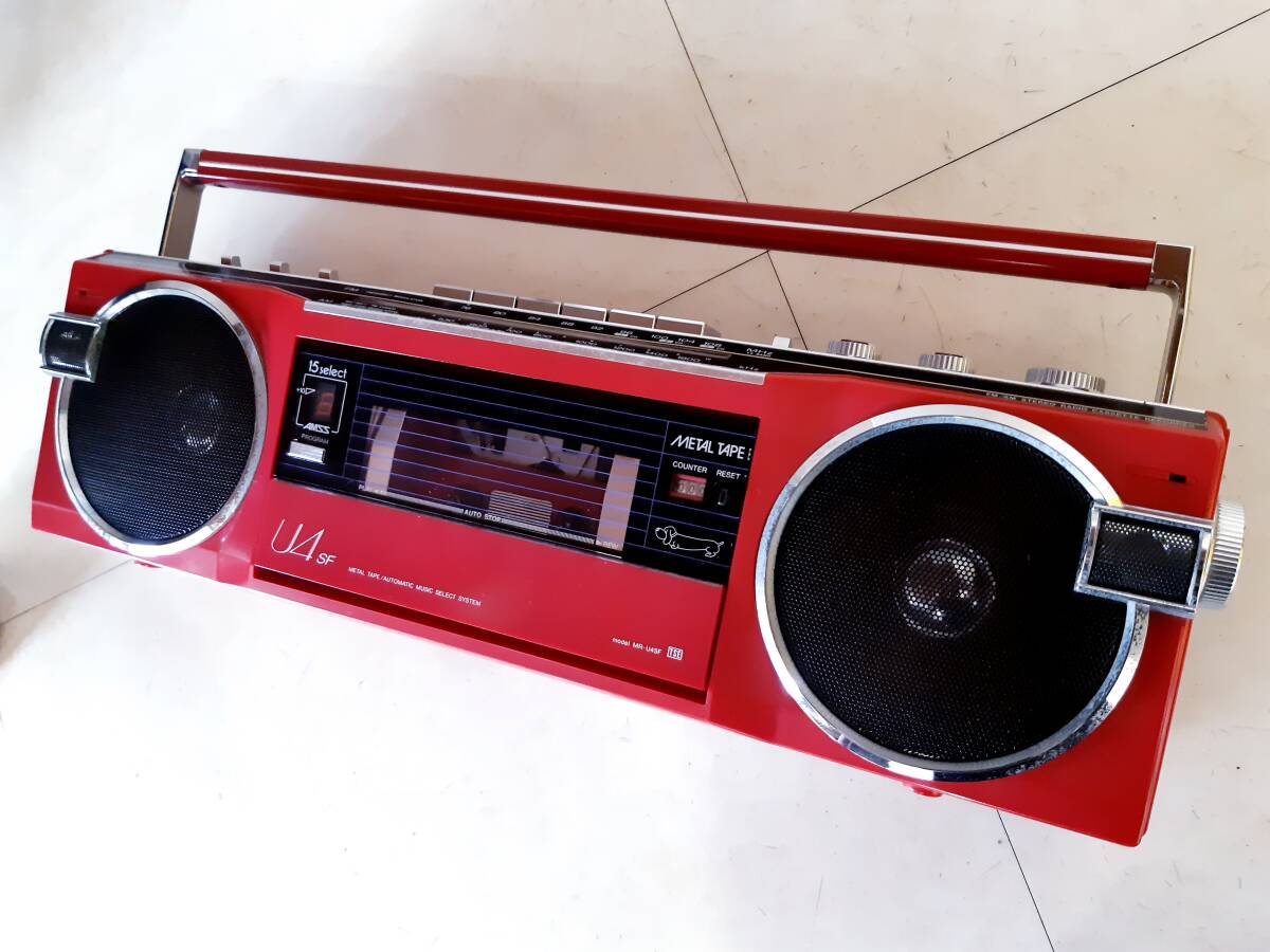 Yahoo!オークション - SANYO サンヨー おしゃれなテレコ MR-U4SF FM/AM