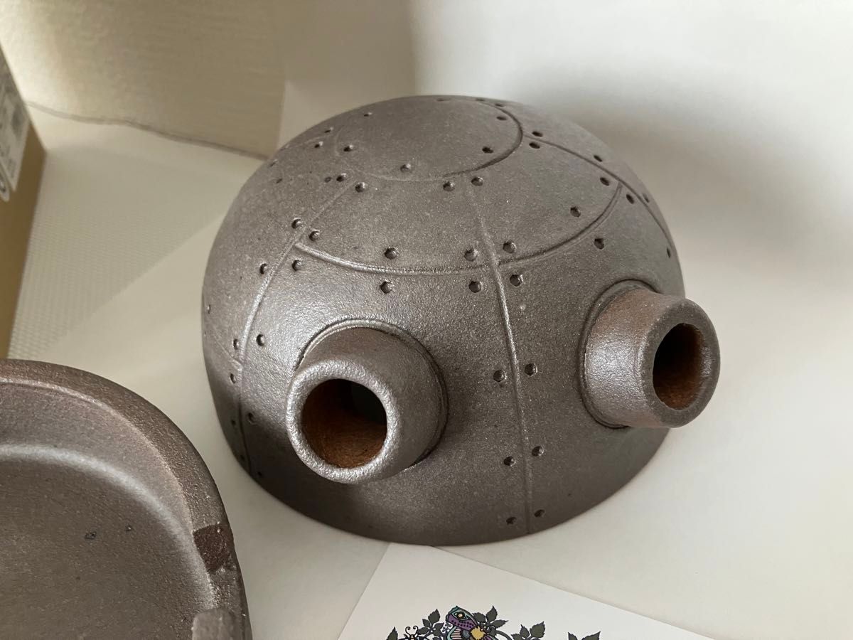 ジブリパーク 魔女の谷 信楽焼 ハウルの城砲台 蚊取り線香 お香立て