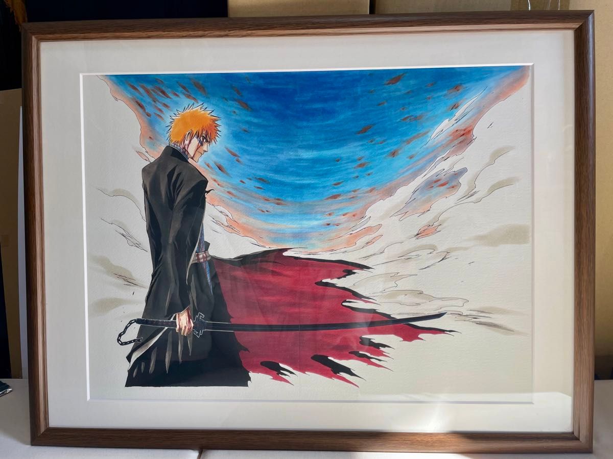 「BLEACH」額装高精細複製原画No.1 (BLEACH EX.) 黒崎一護 BLEACH額装高精細複製原画 No 1 <BLEACH EX > 黒崎一護｜Yahoo!フリマ