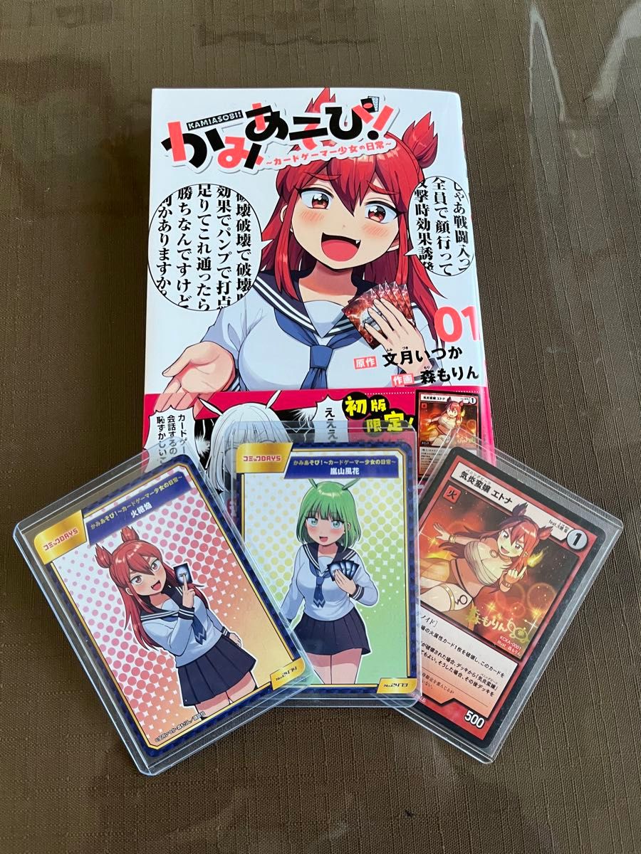 かみあそび ～カードゲーマー少女の日常～ 1巻 初版 アニメイト特典付3