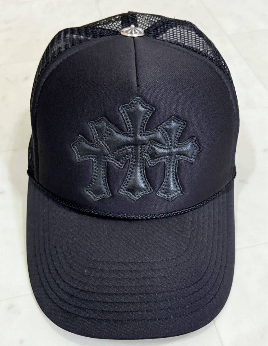 CHROME HEARTS クロムハーツ 初期 レザー セメタリークロスパッチ