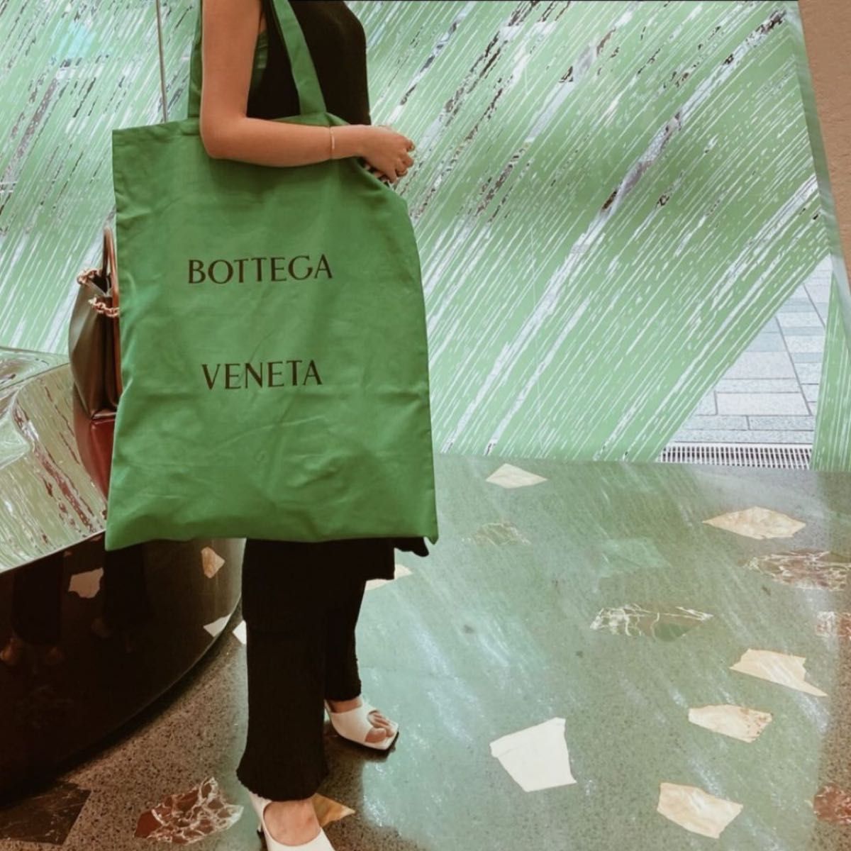 希少 限定 BOTTEGA VENETA ノベルティー トートバッグ エコバッグ