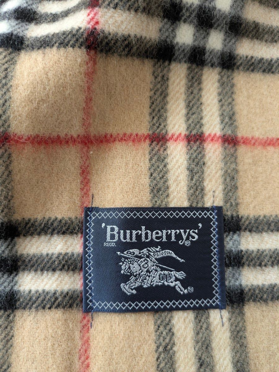 バーバリー ひざ掛け ブランケット ウール100% BURBERRY 新品未使用